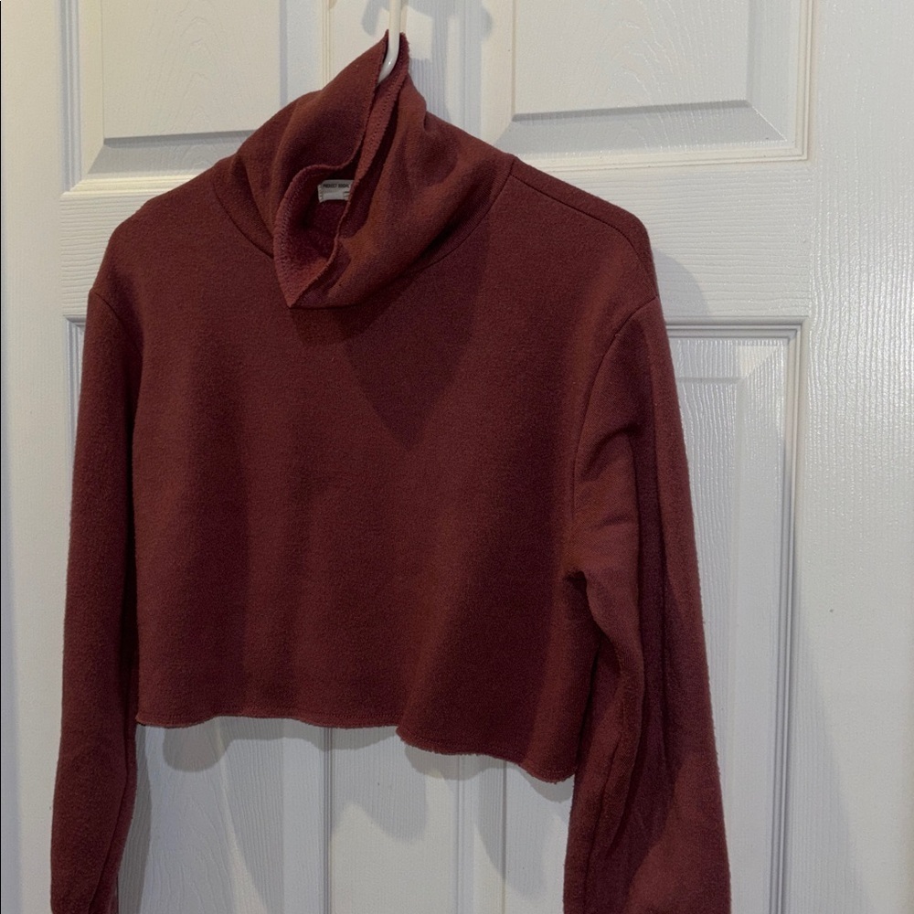 Project Social T Urban Outfitters UO Cropped Hoodie Sweatshirt Size SmallM - Picture 3 of 8